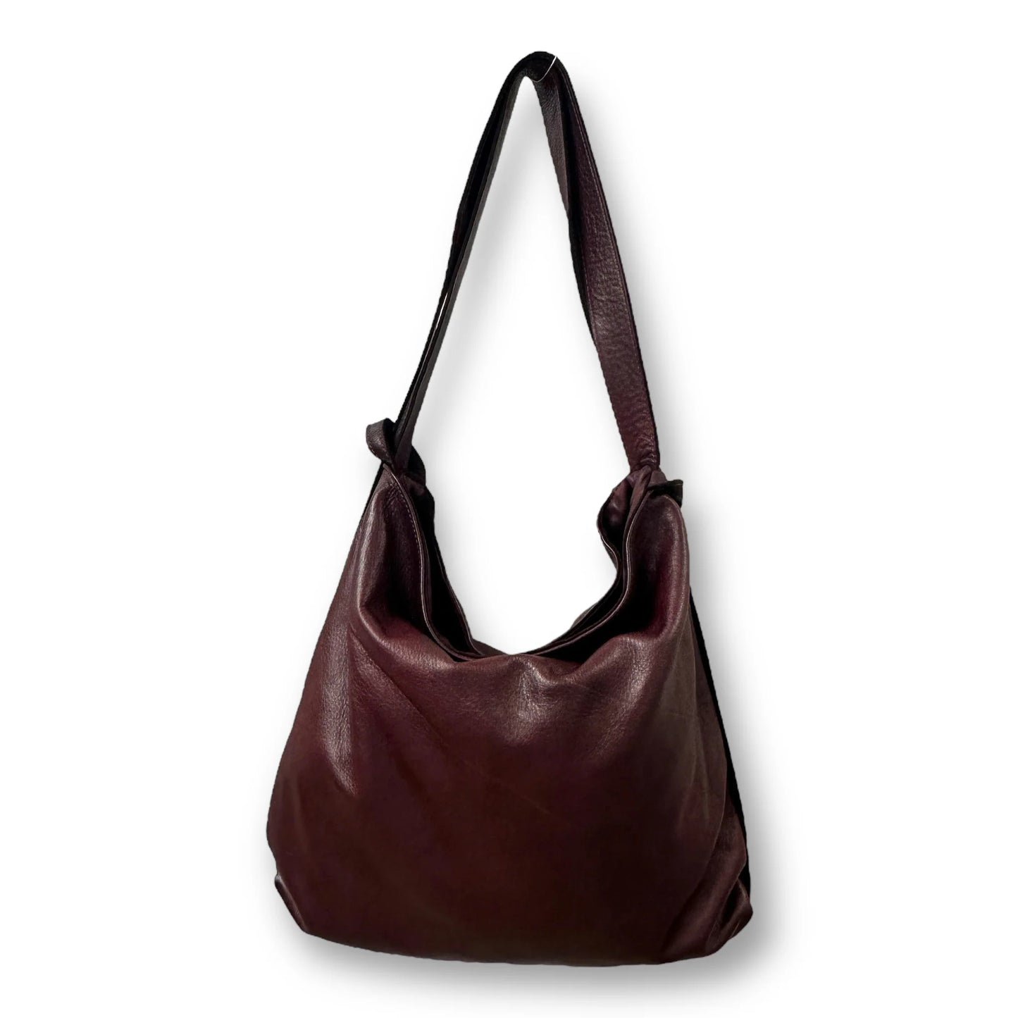 Soft Natural Dyed Washed Calfskin Multi-Wear Tote Bag