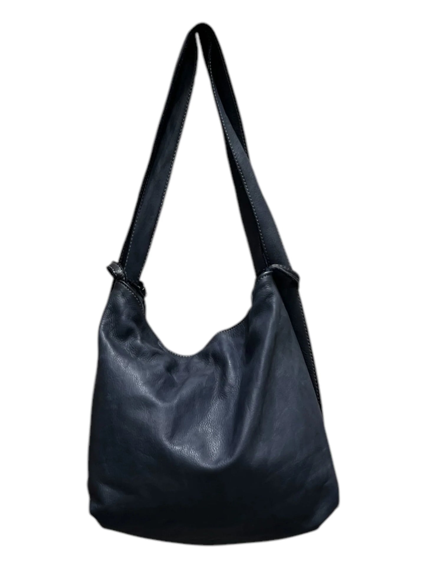 Soft Natural Dyed Washed Calfskin Multi-Wear Tote Bag